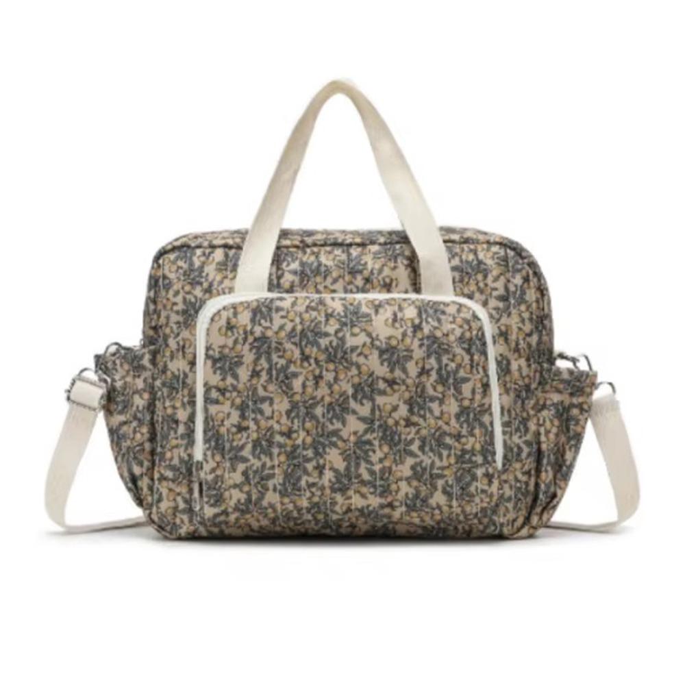 Fashion Multi-Pocket Newborn Baby Care Diaper Bag Waterproof Large Capacity Mummy Shoulder Bag Stroller Diaper Storage