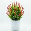 Lavender Artificial Flower Pot Artificial Bonsai Interior Decorations Suitable for Home Office Living Room Decoration