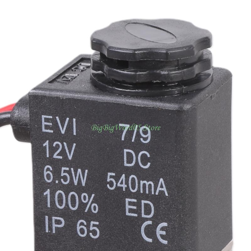 24TE Пневматический соленоидный клапан DC12V, 2-позиционный, 2-ходовой, нормально закрытый