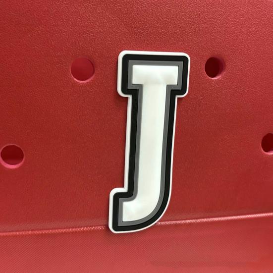 Сумка-подвеска с буквами для сумки Bogg, многоразовая сумка-крокодил, подвеска с алфавитом, обувь из крокодила, украшения, аксессуары, пляжная сумка, сумка, подвеска с буквой