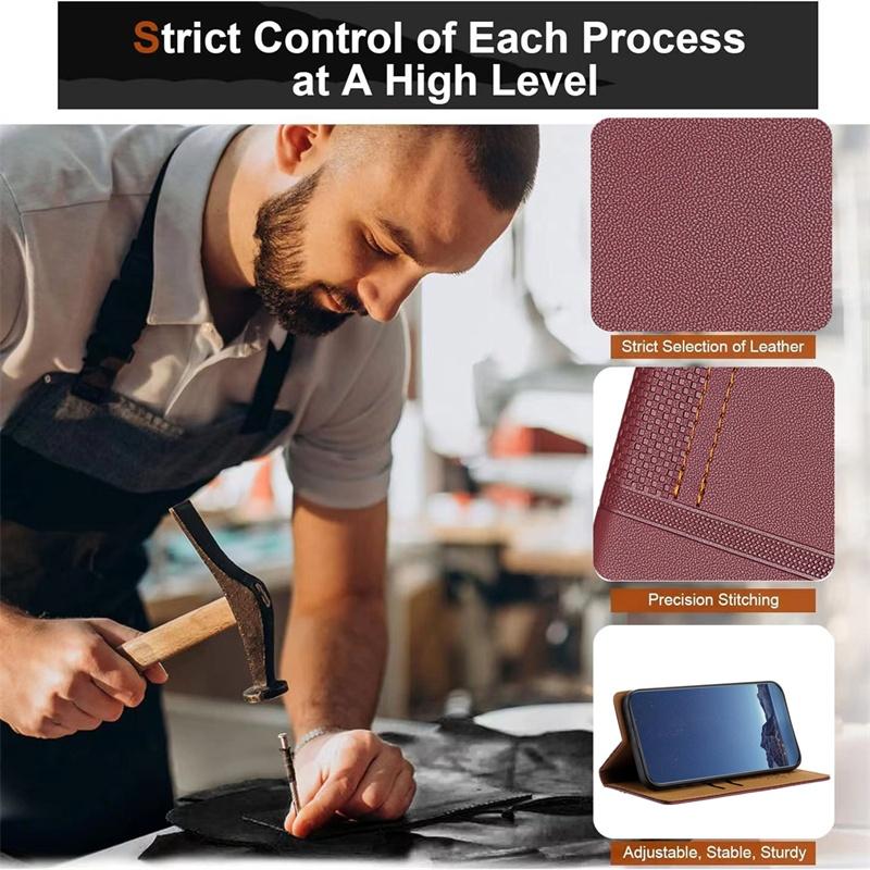 Flip Leather Case For OPPO A1i A2 Pro A2M A5 A9 A11 A11S A18 A32 2020 A33 A38 A53 A53S A58 A59 A78 A79 4G 5G Phone Cover With Wallet Card Slot Holder