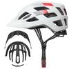 Unisex Cycling Helmet With Removable USB Light Wide Brim Road Bike Mountain Safety Gear