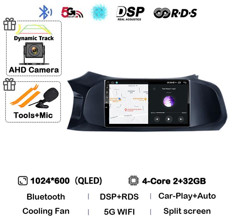 Android 14 Carplay Auto Car Radio For Chevrolet Onix 2012 - 2019 Multimedia Video Player Stereo Audio 2Din GPS WIFI+4G Head Unit