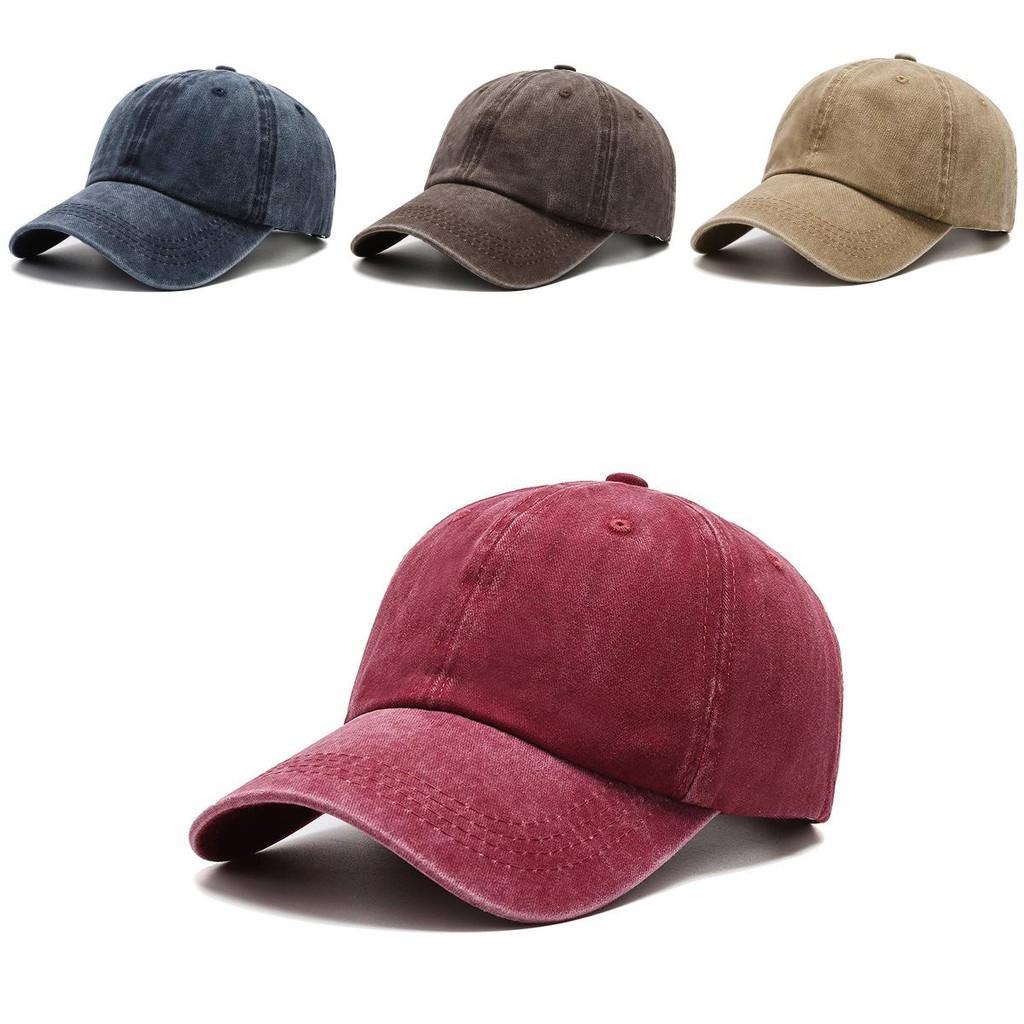 Classic Cotton Baseball Cap With Sunshade And Windproof Features For Outdoor Activities