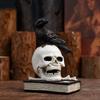 Фигурки черепов Черепа Готическая комната Декор Ужасный призрак Смола Скелет Скульптуры для Внутреннего Домашнего Декора