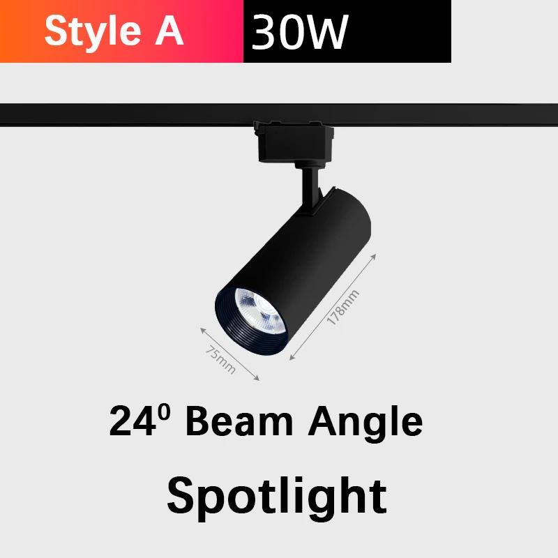 LED Track Light Anti-Glare Spotlight 110-265V 10-30W Warm White Cool White Natural White COB Chip Indoor Outdoor For Home Modern