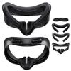 YipuVR Face Cushion PU Soft Pad Compatible with Q3S, Breathable Face Interface Mount, Sweatproof, Cool Ice Silk Eye Mask, Sunshade Nose Pads, and