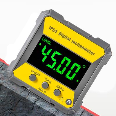 4x90 градусов цифровой ЖК-транспортир инклинометр Магнитный угол искатель точности 0,2 градуса коробка уровня