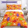 3pcs Teletubbies Bedding Set Duvet Cover Closure Includes 1 Duvet Cover & 2 Pillowcases, Soft and Comfortable for All Seasons.