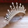 1PC Diadem With Comb Rhinestone Crown Hair Jewelry Pearl Headbands Girls Fashion Princess
