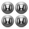 4pcs 60mm Car Wheel Center Hub Center Cap Rim Hub Dustproof Cover Emblemem for Honda Civic Xrv Hrv Crv Brv City Accord Fit Pilot Odyssey Jazz Insight