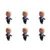 Патриотический Дональд Трамп 2024 Рождественский Орнамент Акриловый Мультяшный Трамп Подвеска (F)