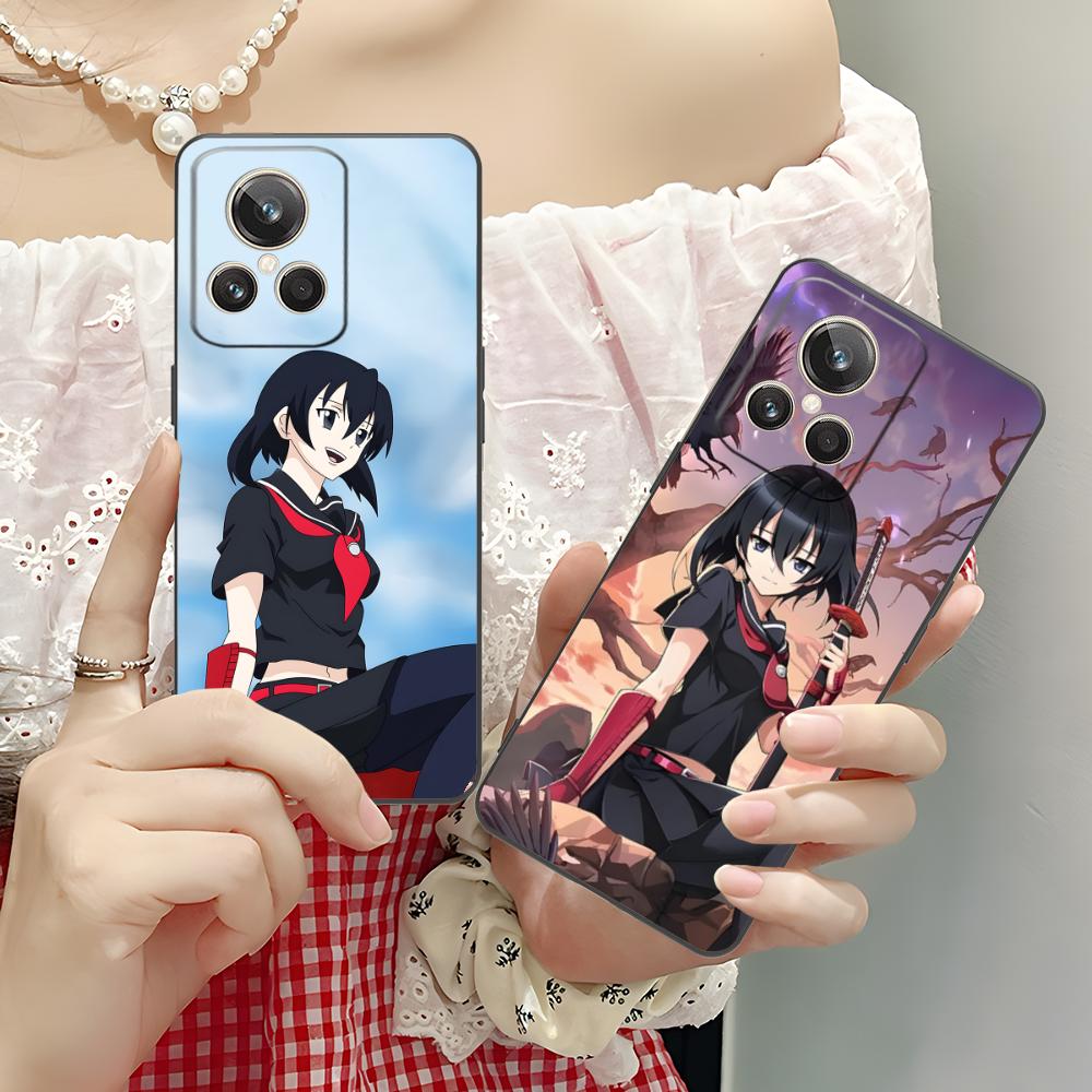 Akame Kurome Matte TPU Mobile Phone Case for Realme GT 8 Neo Pro C75 73 71 C67 65 C55 53 C35 31 C20 15 Colorful Cover