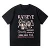 Women Unisex Casual Graphic Tees Tops Unisex Korean Style T Shirt Gothic Y2k Tshirt 2025 Hot Katseye Funny Print Tshirt Clothes