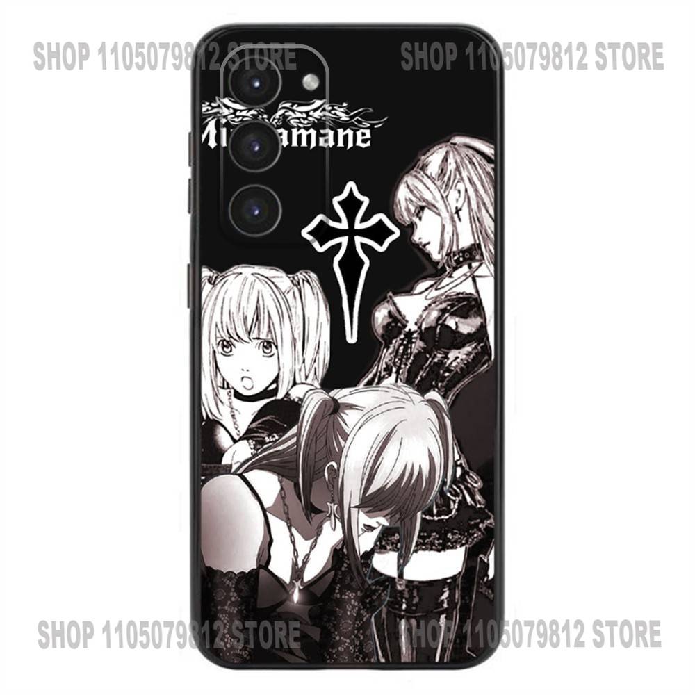 Чехол для телефона Misa D-Death N-Note для Samsung Galaxy A20, 21s, 22, 31, 32, 52, 53, 72, 73, 80, 91, Мягкий силиконовый, Черный
