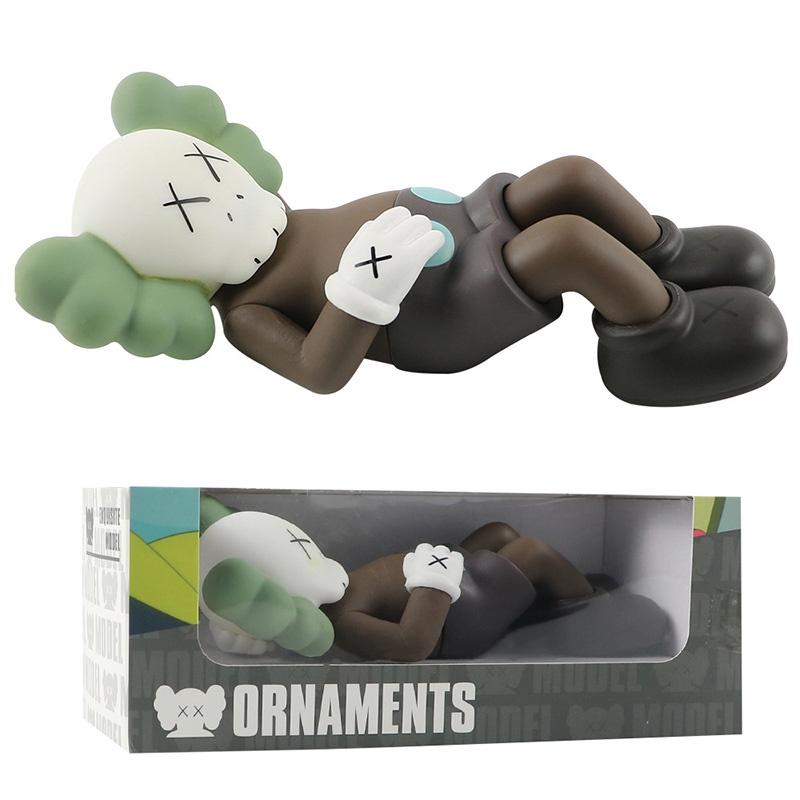 Улица Сезам Kaws Cos Кукла-переноска, Аниме Тренд Фигурка Оптом 17см, Материал ПВХ, Серый