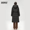 XueZhongFei Women's Hooded Long Winter Down Jacket