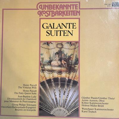 Виниловая пластинка HENRY PURCELL , JEAN-BAPTISTE LULLY - Galante Suiten 31247752 Schwann Musica 1977 Германия Классика Б/у