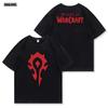 2025 World of Warcraft T-shirt Tribe Logo Alliance Badge WOW American Retro Casual Heavy Cotton Short Sleeve