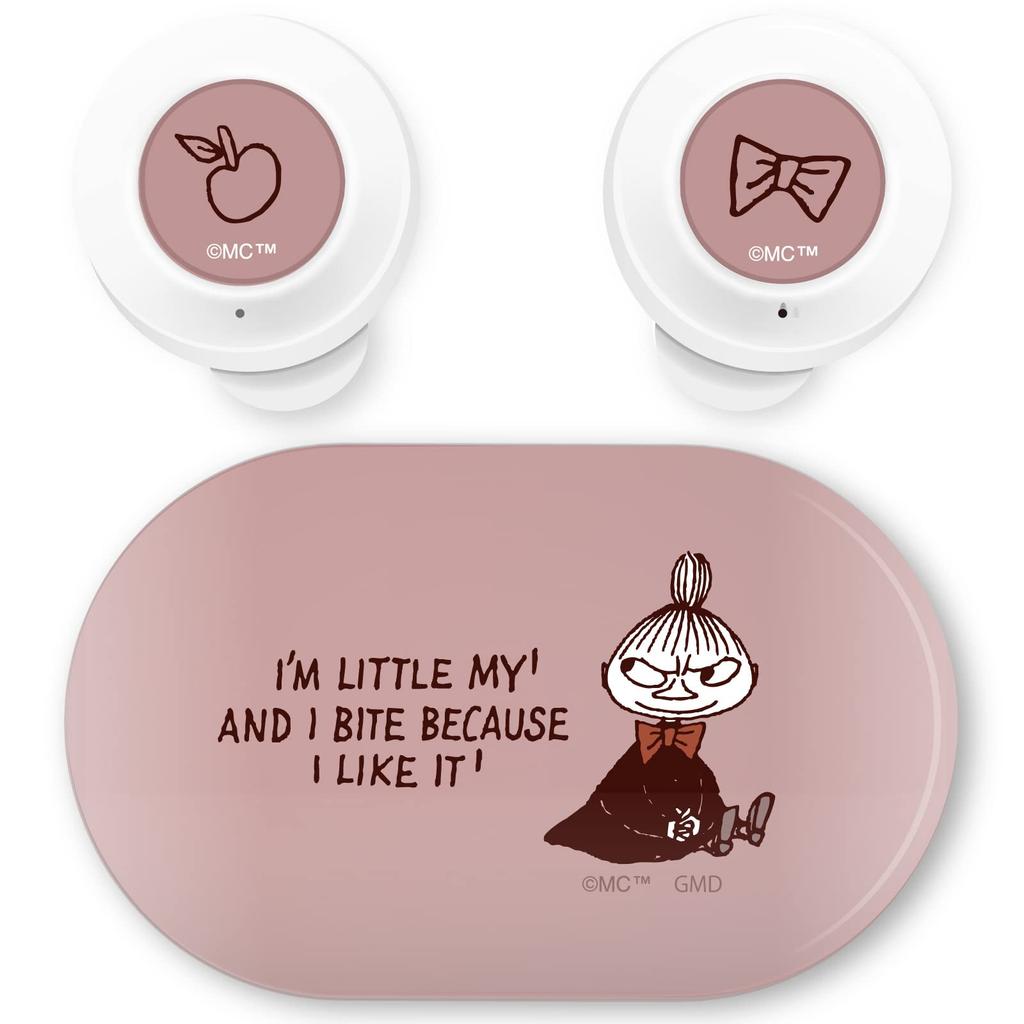 Gourmandise Moomin Completely Wireless Stereo Earphones Little My W54 X X D33mm MMN-45B H33.5