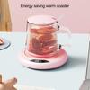 Подогреватель для кружек, электрическая подставка для кофейной чашки с подогревом и 3-температурными настройками, водонепроницаемая USB-подключаемая грелка для чашки с водой, подключаемая к сети