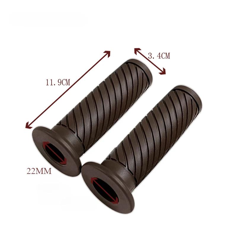 Universal 22mm Motorcycle TPU Handle Rubber Grip for GN Ranger Tianjun CG Harley Retro