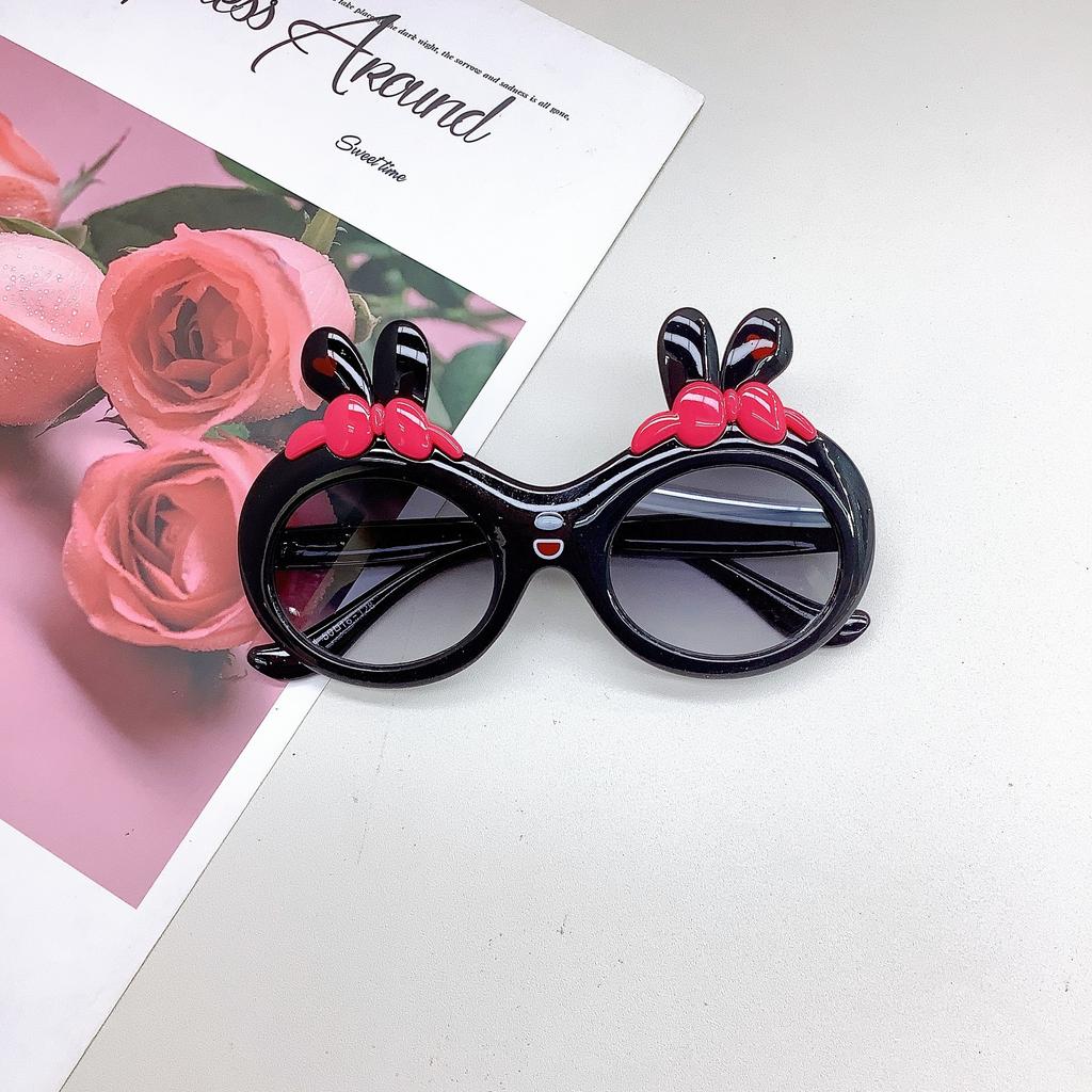 Модные детские очки Bunny Cute Bow Girl Baby Солнцезащитные очки для мальчиков и девочек Весенние прогулки Подиум Круто