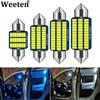 2Pcs/1Pcs 36smd Car LED Light Bulb 31/36/39/41mm Canbus Obvious Indoor Ball Reading Bulb 3014 Patch
