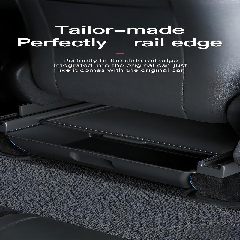 Model Y 2025 2026 Under Seat Storage Box For  Drawer Type Car Interior Accessory Flexible Multifunctional Storage