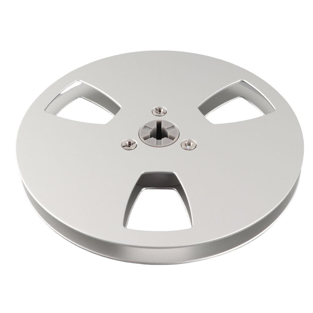 1 4 5 Inch Empty Tape Reel Aluminum Alloy 3 Hole Opening Machine Part Recording Takeup Reel