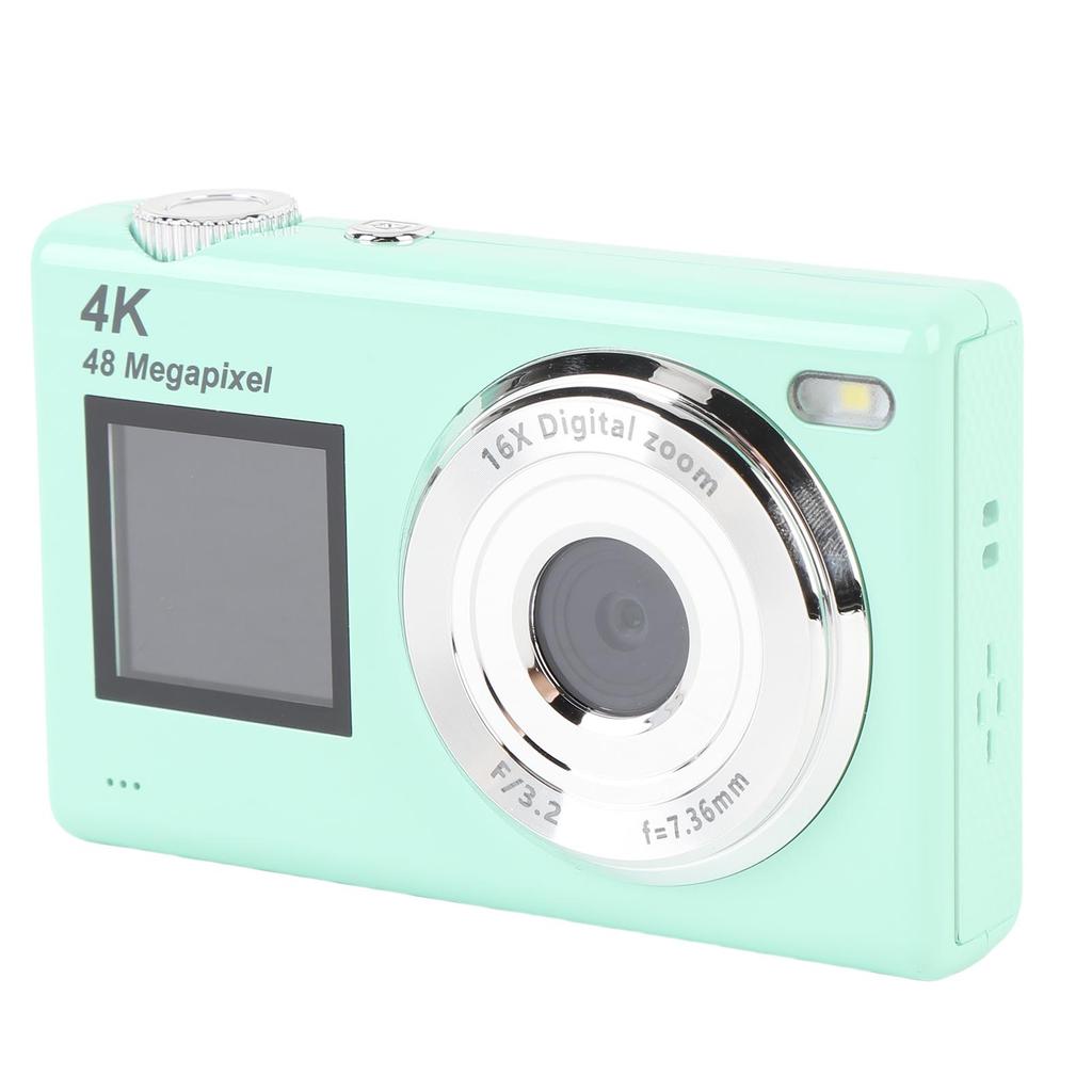4K Digital Camera 48MP HD Dual Screen 16x Digital Zoom Autofocus Selfie Camera for Photography