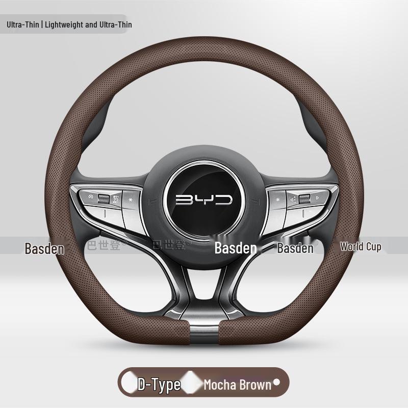 Steering Wheel Cover for BYD Frigate 07, Han EV, Song Pro, Seal, Seagull, Tang L, Qin Plus