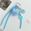 Ins Woven Rope Heart Keychain Anti-Lost Love Heart Backpack Pendant  Keychain Accessories