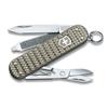 VICTORINOX Classic Precious ALOX Collection Infinite Gray Swiss Army Knife Multifunctional Knife Outdoor Camping Scissors with Flat Head Screwdriver E