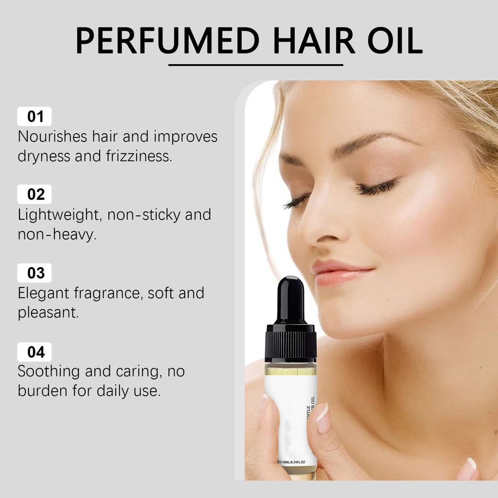 Perfume Hair Care Essentialss Oil Nourishes Hair, Soft And Fragrant, Strong And Tough, Anti-hair Loss, Soft And Straight, Nourishing And Fragrant 10ml