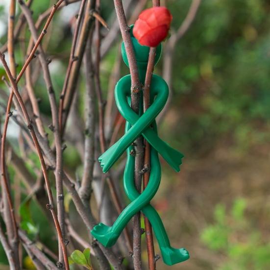 5 шт. Подставка для растений в форме лягушки, зажим для крепления растений в форме ящерицы, держатель для стеблей растений, опорная конструкция для небольших горшечных растений, суккулентов