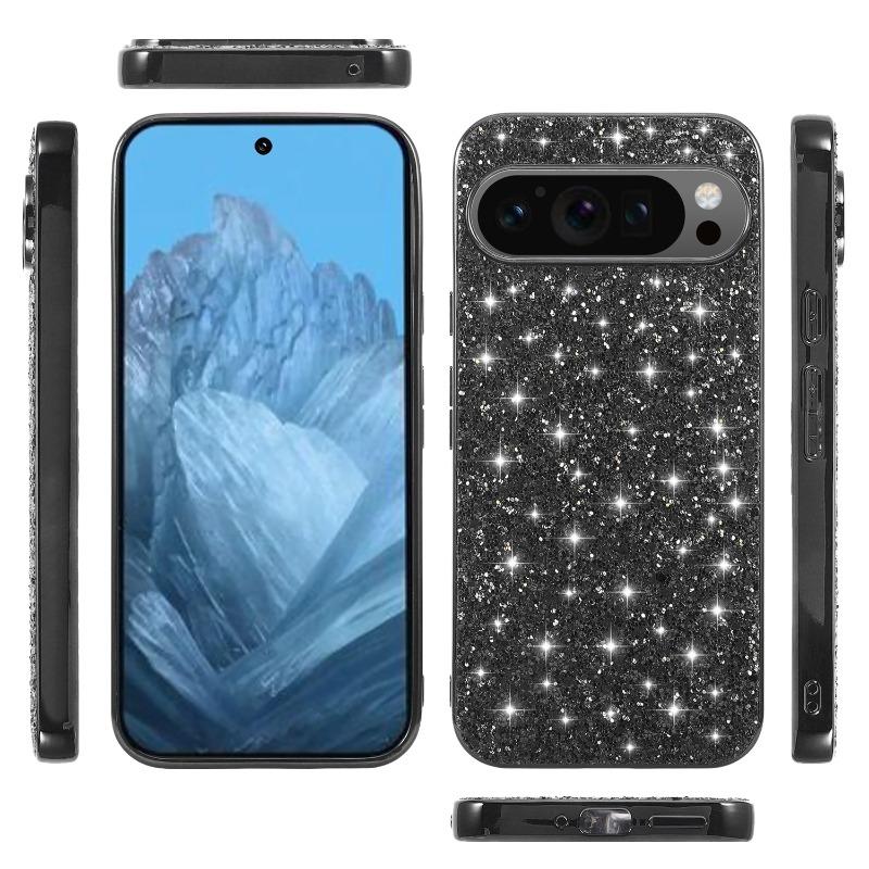 Shiny Glitter Plating Phone Case For Google Pixel 11 11Pro XL 10 A 9 Pro XL 8 7 Pro Bling Shockproof Hard Phone Back Cover Shell