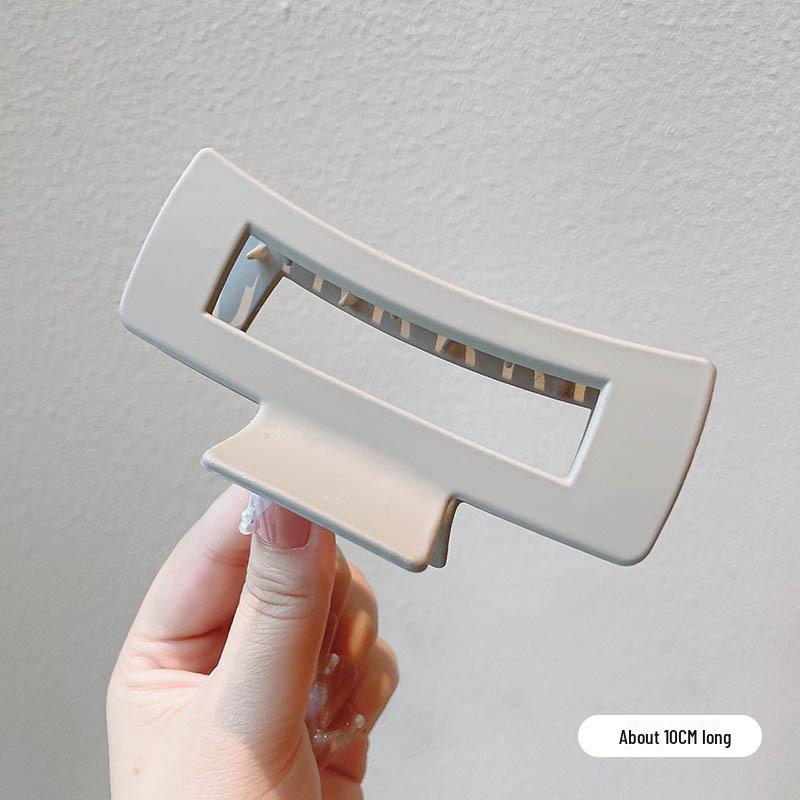 Корейская квадратная заколка для волос «Акула»: Элегантная, простая, крупная заколка для волос для женщин. Отлично подходит для придания объема головному убору на затылке.