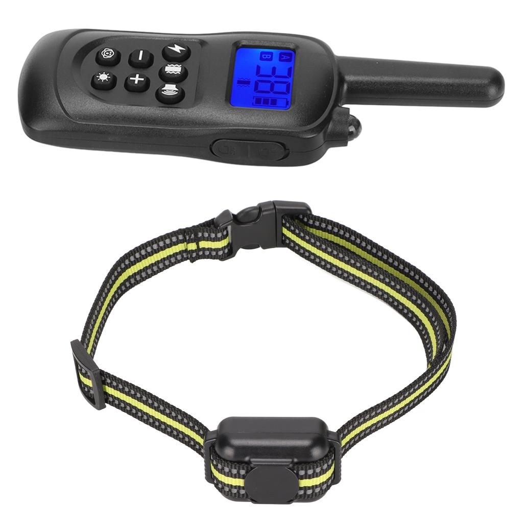 Dog Barking Collar Multifunction 4 Modes 99 Adjustment Levels Rechargeable Intelligent Recognition
