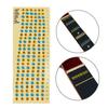 5pcs Guitar Fretboard Note Decals Fingerboard Frets Map Sticker Beginner Guitar Scales Stickers for Learning & Practice