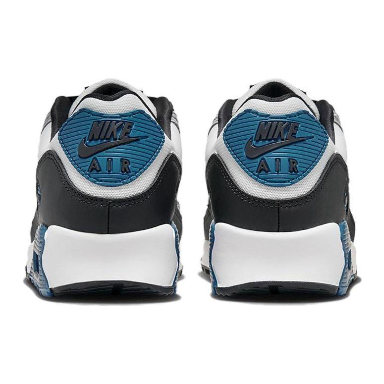 Nike Air Max 90 Black Teal Blue Мужские кроссовки Серые светло-дымчатые-серые индустриальные-синие FB9658-002