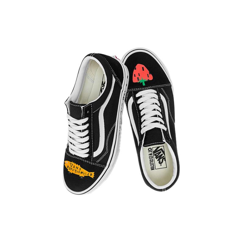 Vans Old Skool Классические Повседневные Кеды для Скейтбординга Серия 275C Унисекс Черные Vans VN0A5KRF6BT
