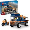 Игрушка LEGO City Транспорт для перевозки велосипедов для детей 4-6 лет с кубиками и аксессуарами