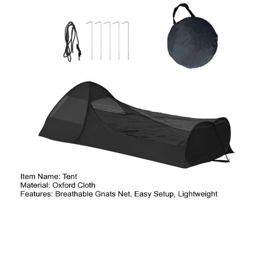 Одноместная палатка-всплывающая с держателем для телефона, дышащая сетка от комаров, портативная легкая палатка, простая установка, походный спальный мешок, кровать
