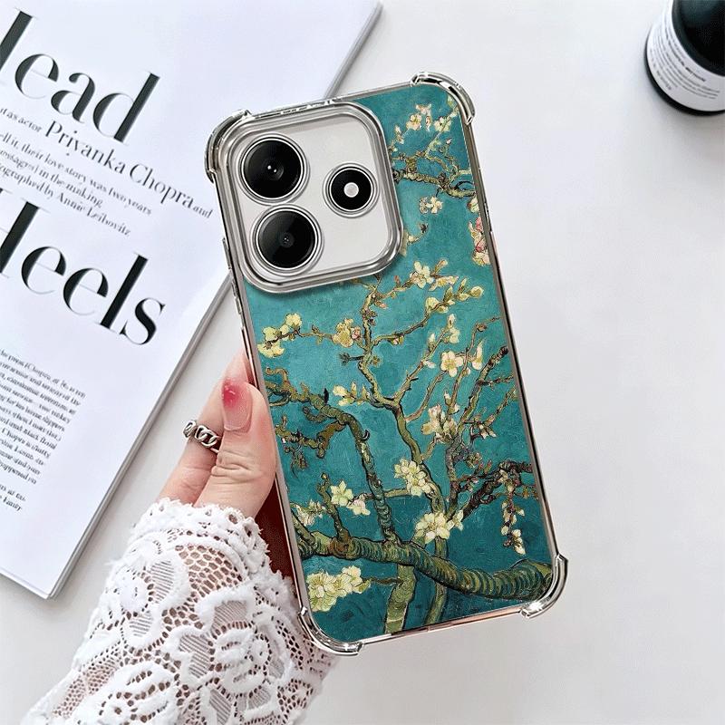 Эстетика масляной живописи Ван Гога Мягкий чехол для телефона Для Xiaomi Redmi Note 14 15 Pro Plus 13 12 11S 11T 5G 10 9S 9 Покрытие Защита от падения