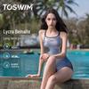 Женский цельный купальник TOSWIM с эффектом коррекции живота
