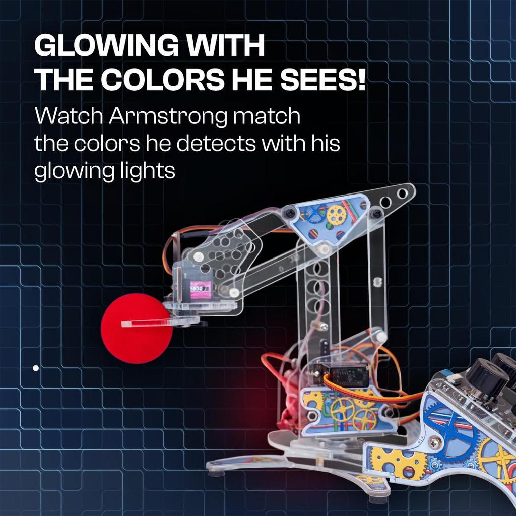 CircuitMess Комплект DIY AI & Robotics для детей 11+ - создайте и запрограммируйте свою собственную руку-робота и голосового помощника