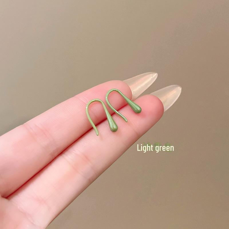 Высококачественные цветные геометрические керамические серьги — удобные для сна, уникальный дизайн.