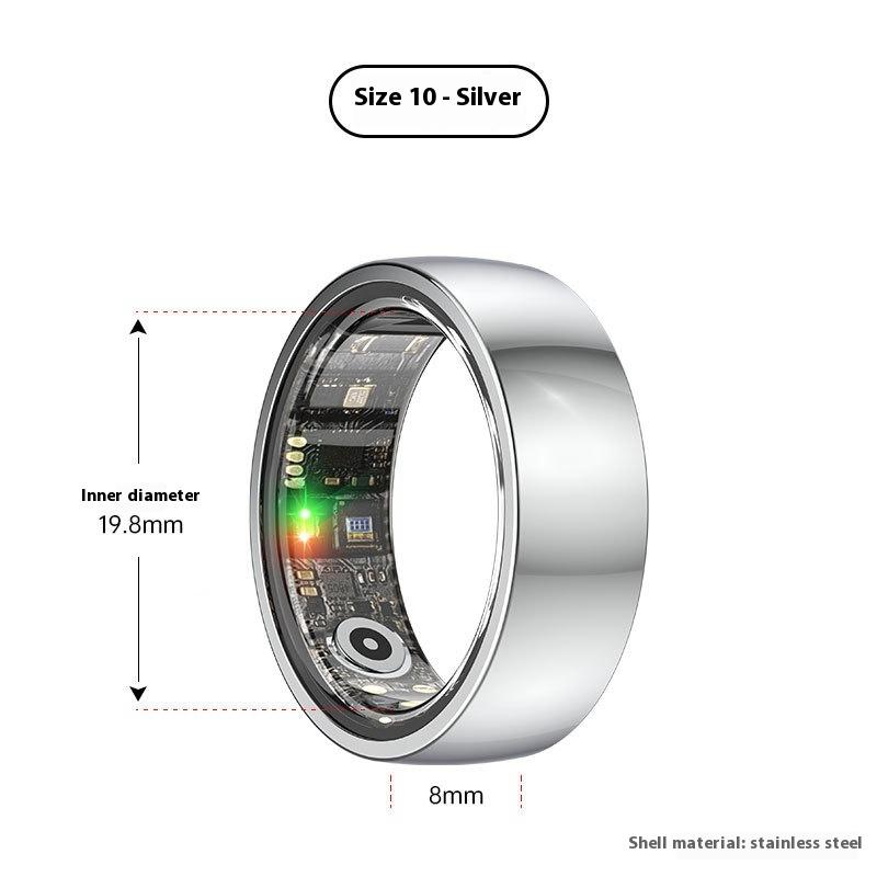 Умное кольцо Мониторинг сердечного ритма Кислород крови Здоровье сна Здоровье Многофункциональное умное кольцо