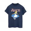 Womens/Ladies Alice In Wonderland Take A Bow Cotton Boyfriend T-Shirt